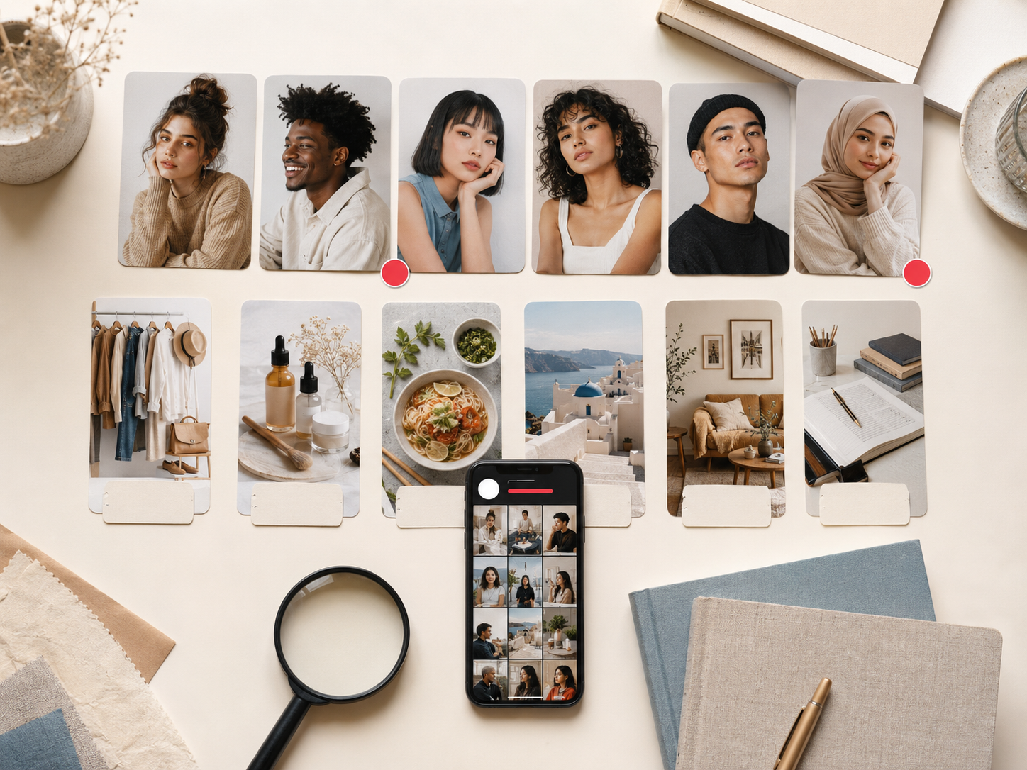 Creator discovering relevant Instagram accounts and posts